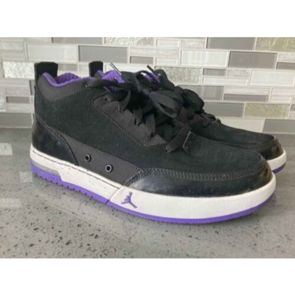 Nike Air JORDAN FLIPSYDE Black Purple White 323100-005 Rare Mens Shoes Size 10.5